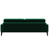 Zelená trojmístná sametová pohovka MESONICA Musso Tufted 211 cm