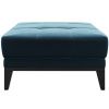 Sametová podnožka Musso Tufted