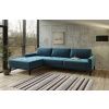 Modrá sametová rohová pohovka MESONICA Musso Tufted, levá, 248 cm -fv-interier-25