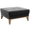 Tmavě šedá sametová podnožka MESONICA Musso Tufted
