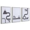 Set tří obrázků Kave Home Nisi 30 x 42 cm
