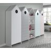 Bílá lakovaná knihovna Vipack Casami 171 cm -fv-interier-25