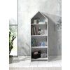 Bílá dřevěná knihovna Vipack Casami 171 cm -fv-interier-25