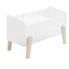 Bílý lakovaný úložný box na hračky Vipack Kiddy 39 x 80 cm