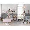 Růžový lakovaný dětský noční stolek Vipack Kiddy 40 x 36 cm -fv-interier-25