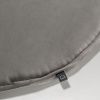 Světle šedý kulatý sametový podsedák Kave Home Rimca ⌀ 35 cm -fv-interier-25