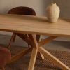 Dubový jídelní stůl Kave Home Argo 200 x 100 cm s přírodní kovovou podnoží -fv-interier-25