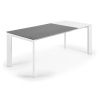 Antracitově šedý keramický rozkládací jídelní stůl Kave Home Axis II. 140/200 x 90 cm, bílá podnož -fv-interier-25