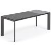 Tmavě šedý skleněný rozkládací jídelní stůl Kave Home Axis 140/200x90 cm -fv-interier-25