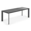 Tmavě šedý skleněný rozkládací jídelní stůl Kave Home Axis 160/220x90 cm -fv-interier-25