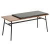 Ořechová lavice Kave Home Carabel 100 cm