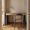 Černá dřevěná jídelní židle Kave Home Nina s béžovým výpletem -fv-interier-25