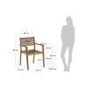 Akátová zahradní židle Kave Home Hanzel