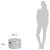 Bílý cementový konferenční stolek Kave Home Jenell 52 cm