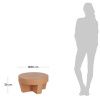 Terakotový zahradní konferenční stolek Kave Home Vilena 60 cm