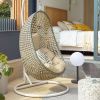 Bílá plastová stolní LED lampa Kave Home Dinesh s černou podnoží -fv-interier-25