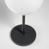 Bílá plastová stolní LED lampa Kave Home Dinesh s černou podnoží -fv-interier-25
