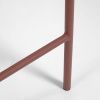 Červeno hnědá pletená barová židle Kave Home Yanet 65 cm -fv-interier-25