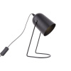 Černá matná kovová stolní lampa Riley 30 cm