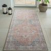 Modro oranžový koberec Shola 80 x 200 cm s orientálními vzory -fv-interier-25