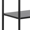 Černý kovový regál Romba 185 x 69,5 cm -fv-interier-25