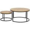 Set dvou přírodních lakovaných konferenčních stolků Sprut 80/50 cm -fv-interier-25