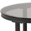 Set dvou černých konferenčních stolků Sprut 70/70 x 70/40 cm -fv-interier-25
