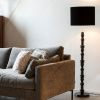 Černá látková stojací lampa ZUIVER TOTEM 148 cm -fv-interier-25