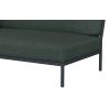 Tmavě zelený látkový rohový modul HOUE Level 140 x 95 cm, levý -fv-interier-25