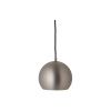 Stříbrné matné závěsné světlo Frandsen Ball 18 cm