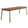 Ořechový rozkládací jídelní stůl ZUIVER GLIMPS 180/240 x 90 cm