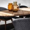 Teakový oválný zahradní stůl Bizzotto Palmdale 240 x 110 cm