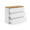 Bílá lakovaná komoda Kave Home Abilen 90 x 36 cm -fv-interier-25