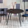 Černý teakový jídelní stůl WLL MO 110 cm -fv-interier-25