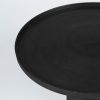 Černý kovový kulatý konferenční stolek WLL MASON 60 cm -fv-interier-25