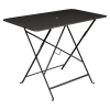 Černý kovový skládací stůl Fermob Bistro 97 x 57 cm