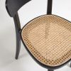 Černá jasanová jídelní židle Kave Home Romane s ratanovým výpletem -fv-interier-25