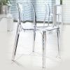 Transparentní plastová jídelní židle Simple Chair -fv-interier-25