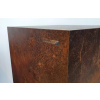 Tmavě hnědý dřevěný odkládací stolek Ruggine by Marco Barotti 60 cm -fv-interier-25