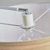 Bílá kovová stojací lampa s mramorem a jasanovým stínidlem Kave Home Juhe -fv-interier-25