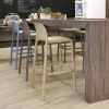 Šedohnědá plastová barová židle Faro 76 cm -fv-interier-25