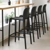 Antracitově šedá plastová barová židle Faro Mini 65 cm -fv-interier-25