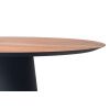 Hnědý dubový jídelní stůl Marco Barotti 130 cm s matnou černou podnoží -fv-interier-25