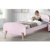 Růžová lakovaná dětská postel Vipack Kiddy 90x200 cm -fv-interier-25
