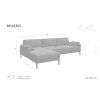 279595 5 svetle hneda kozena rohova pohovka mesonica musso leva 248 cm