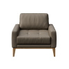 Světle hnědé kožené křeslo MESONICA Musso Tufted