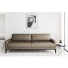 Šedá třímístná kožená pohovka MESONICA Musso Tufted 211 cm -fv-interier-25