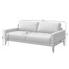Šedá dvoumístná kožená pohovka MESONICA Musso Tufted 173 cm