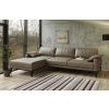 Šedá kožená rohová pohovka MESONICA Musso Tufted, levá, 248 cm -fv-interier-25