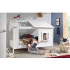 Bílá dřevěná dětská postel Vipack Housebed 90 x 200 cm s otevřenou střechou -fv-interier-25